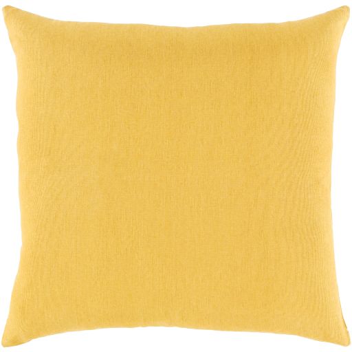 Surya Bogolani Mustard 20"x20" Toss Pillow with Polyester Insert-1