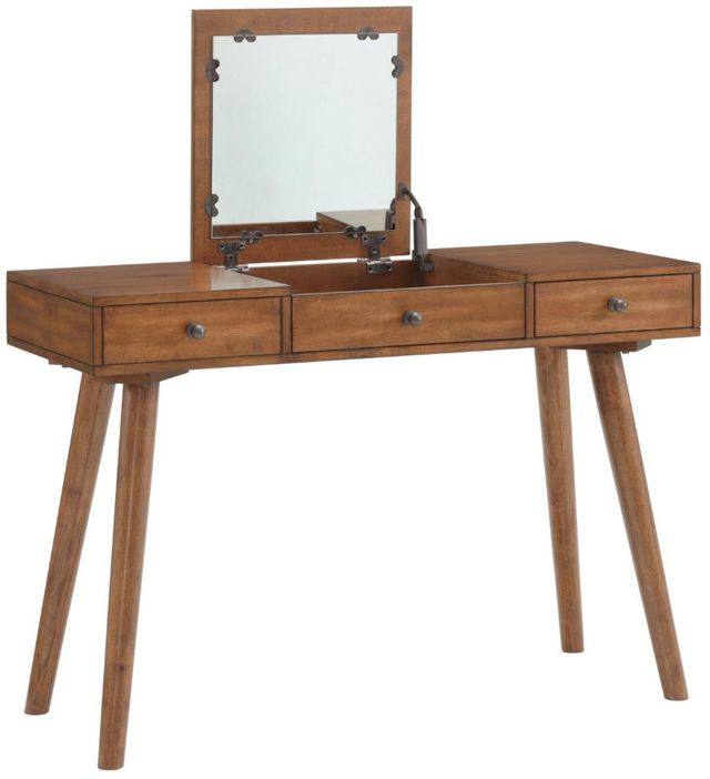 Martin Svensson Mid-Century Modern Cinnamon Vanity Desk-3