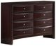 American Wholesale Furniture Emily Merlot Dresser-0