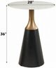 ACME Furniture Jaramillo Natural Counter Height Table with Black Base-2