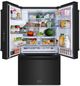 ZLINE 36" 28.9 Cu. Ft. Black Stainless Steel Freestanding French Door Refrigerator-4