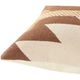 Surya Nobility Dark Brown 32"x14" Toss Pillow with Down Insert-1