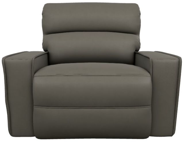La-Z-Boy® Maddox Dove Gray Power Reclining Chair and a Half with Headrest-1