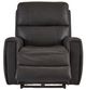 La-Z-Boy® Apollo Slate Leather Manual Rocking Recliner-4