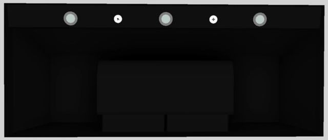 Vent-A-Hood® 48" Black Wall Mounted Liner Insert-2