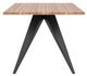 EQ3 Mesa Black/Solid Oak Rectangular Dining Table-3
