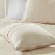 Olliix by Madison Park Cream Full/Queen Tuscany 3 Piece Reversible Scalloped Edge Coverlet Set-2