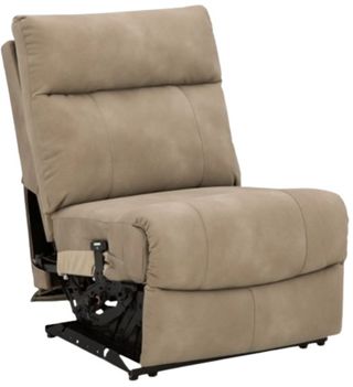 Signature Design by Ashley® Next-Gen DuraPella Sand Armless Power Recliner with Adjustable Headrest