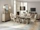 Hooker® Furniture Affinity Greige Sand Blasted/Kurtz Linen Upholstered Dining Arm Chair-1