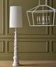 Currey & Company Malayan Phyllis Morris Off-White/Whitewash Floor Lamp-3