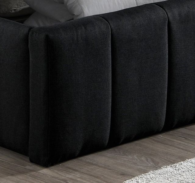IFDC Black Queen Platform Lift Storage Bed-1