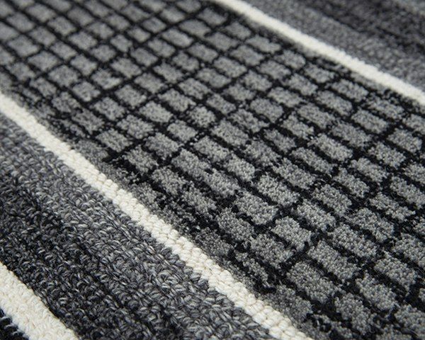 Rizzy Home Katana Black 5'x8' Rectangular Rug-1