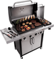 Char-Broil® Signature Series™ 4-Burner Black with Stainless Steel Freestanding Natural Gas Grill-3