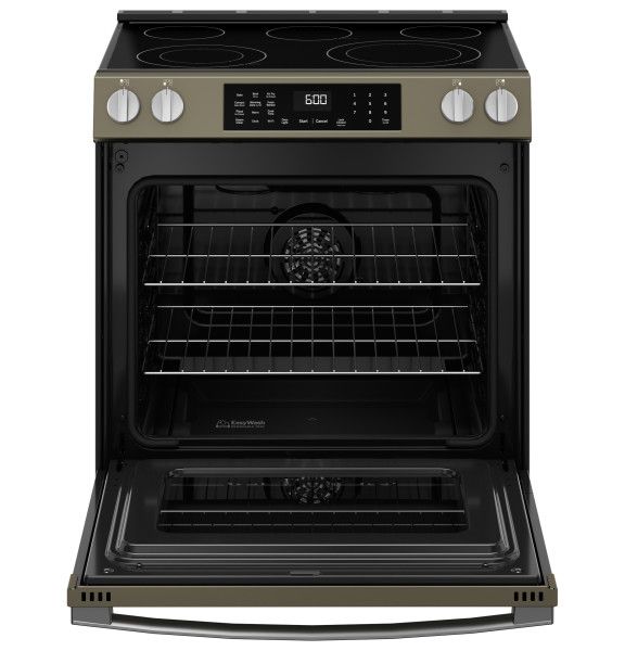 GE® 600 Series 30" Slate Slide-In Electric Range-2