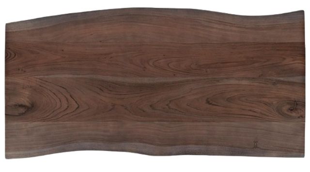 Jofran Inc. Nature's Edge Slate Coffee Table with Black Base-3