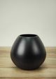 Le Present Drop Wide Black 6" Vase-2