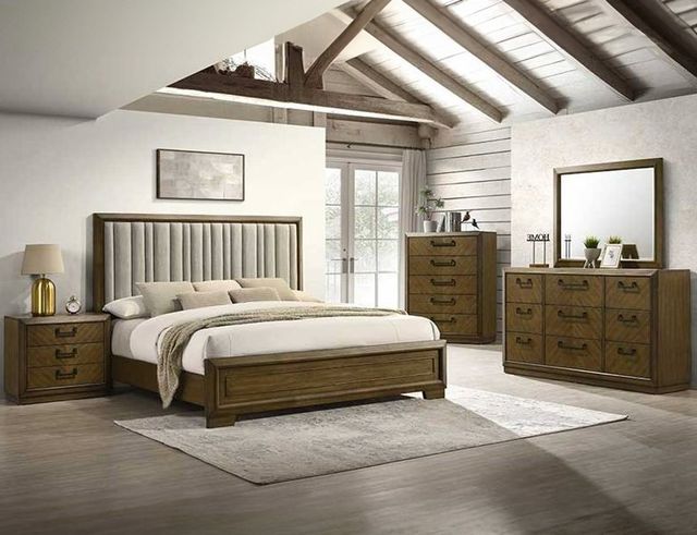 Crown Mark Lakecrest Brown Dresser-1