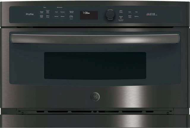 GE Profile™ 30" Black Stainless Steel Electric Built In Single Oven-0