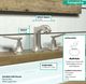 Hansgrohe Metris C Brushed Nickel Widespread Faucet 100 with Pop-Up Drain-2