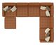 iAmerica Campton Henna 6pc Modular Sectional-4