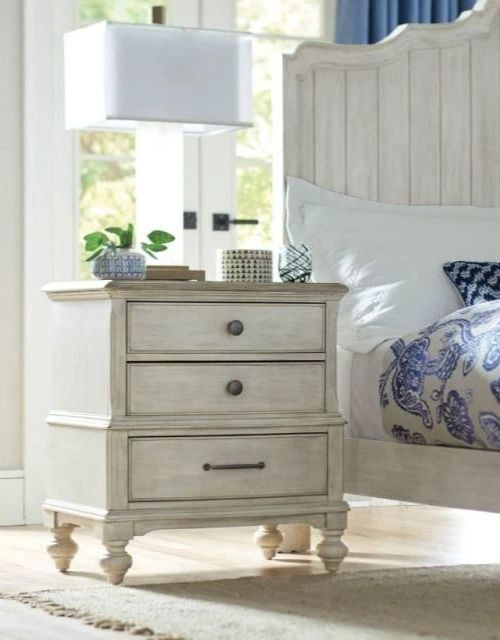 American Drew® Litchfield Moray Driftwood/Sunwashed Nightstand-1