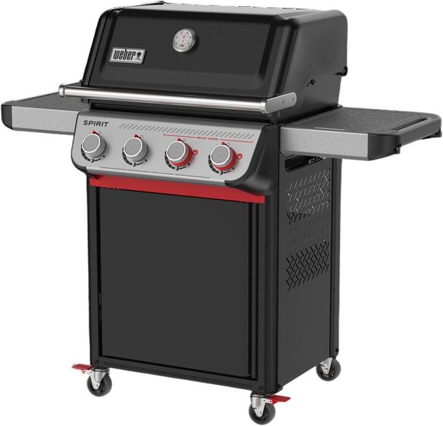 Weber® Spirit® E-425C 4-Burner Black Freestanding Liquid Propane Grill-3