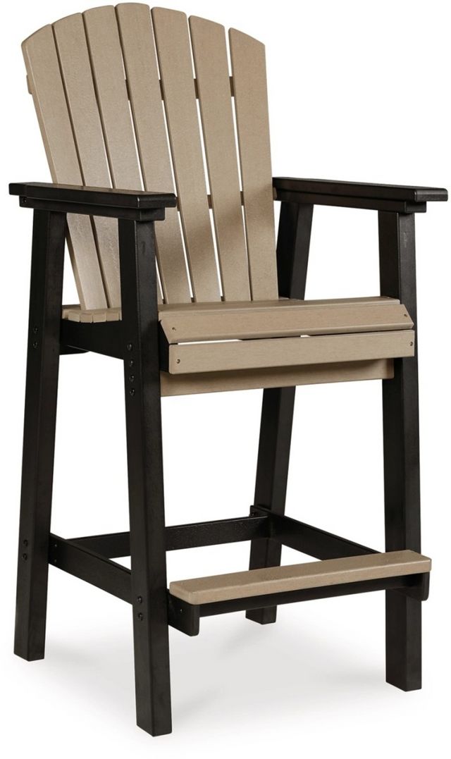 Signature Design by Ashley® Fairen Trail Black/Driftwood Tall Barstool