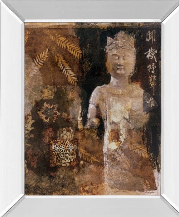 Classy Art Inner Chi III by Douglas Mirror Framed Wall Art-1