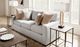 Bassett® Furniture Anson Chrome 82" Track Arm Sofa-4