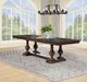 Coaster® Ridgewell Dark Oak Trestle Dining Table-1