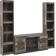 Signature Design by Ashley® Derekson 3-Piece Multi Gray Entertainment Center with Electric Fireplace-0