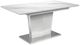 Mazin Furniture Cynthia Glass Top Dining Table with Grey Faux Marble -0