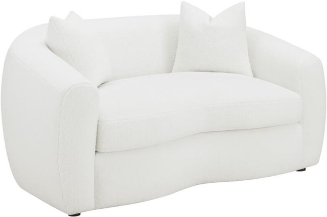 Coaster® Isabella White Loveseat-0