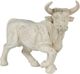 A & B Home White Bull Statue-0