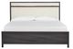 Magnussen Home® Merrifield Merino Pearl/Raisin Black King Upholstered Panel Headboard-1