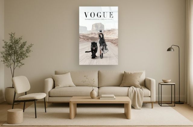 Classy Living Dramatic Desert Companions Wall Art-1