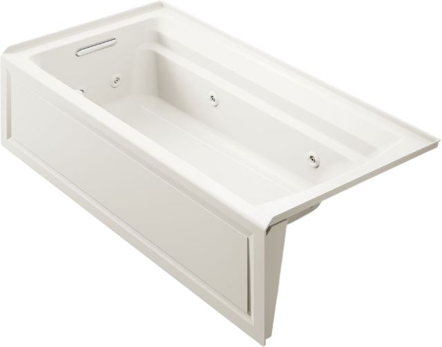 KOHLER® Archer® Biscuit 20" 72" x 36" Alcove Whirlpool Bath - Left Drain-0