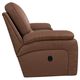 La-Z-Boy® Greyson Caramel Leather Manual Reclining Loveseat-2