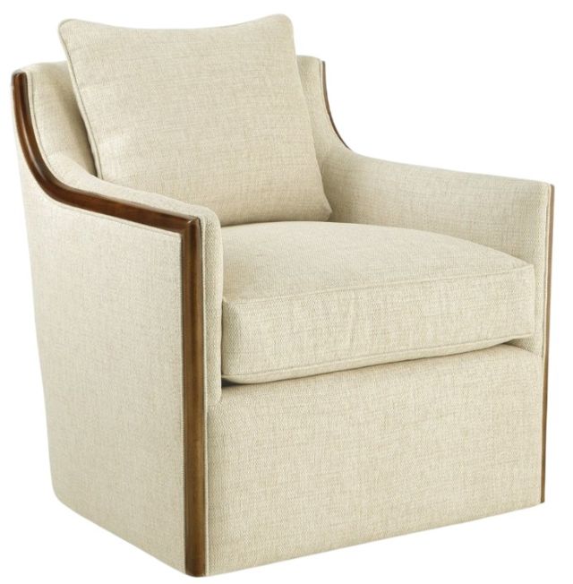 Craftmaster® Customizable CM Modern 35" Swivel Chair-3
