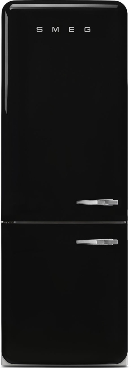 Black smeg fridge freezer discount