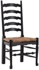 Furniture Classics Bradley Black/Brown Ladderback Side Chair-0