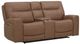 Liberty Furniture Bennett Butternut Leather Power Reclining Loveseat with Console-0