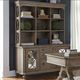 Liberty Furniture Simply Elegant Heathered Taupe Credenza and Hutch Set-1