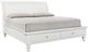 aspenhome® Cambridge White King Sleigh Storage Bed-0