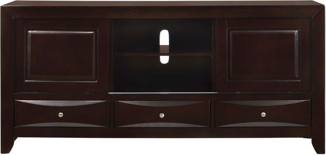 Crown Mark Emily Dark Cherry TV Stand-3