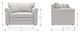 La-Z-Boy® Leah Saddle Twin Sleep Chair-2
