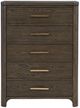 Signature Design by Ashley® Radkin Burnished Brown 5-Drawer Chest-2