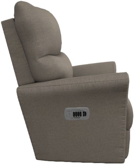 La-Z-Boy® Rowan Mushroom Power Wall Recliner with Headrest and Lumbar-3