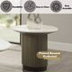 ACME Furniture Clayten White End Table with Light Oak Base-3