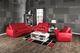 Furniture of America® Tekir Red Loveseat-1